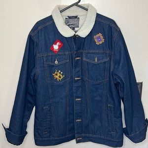 Costume Mona Lisa Denim Jacket , Costume make by hands